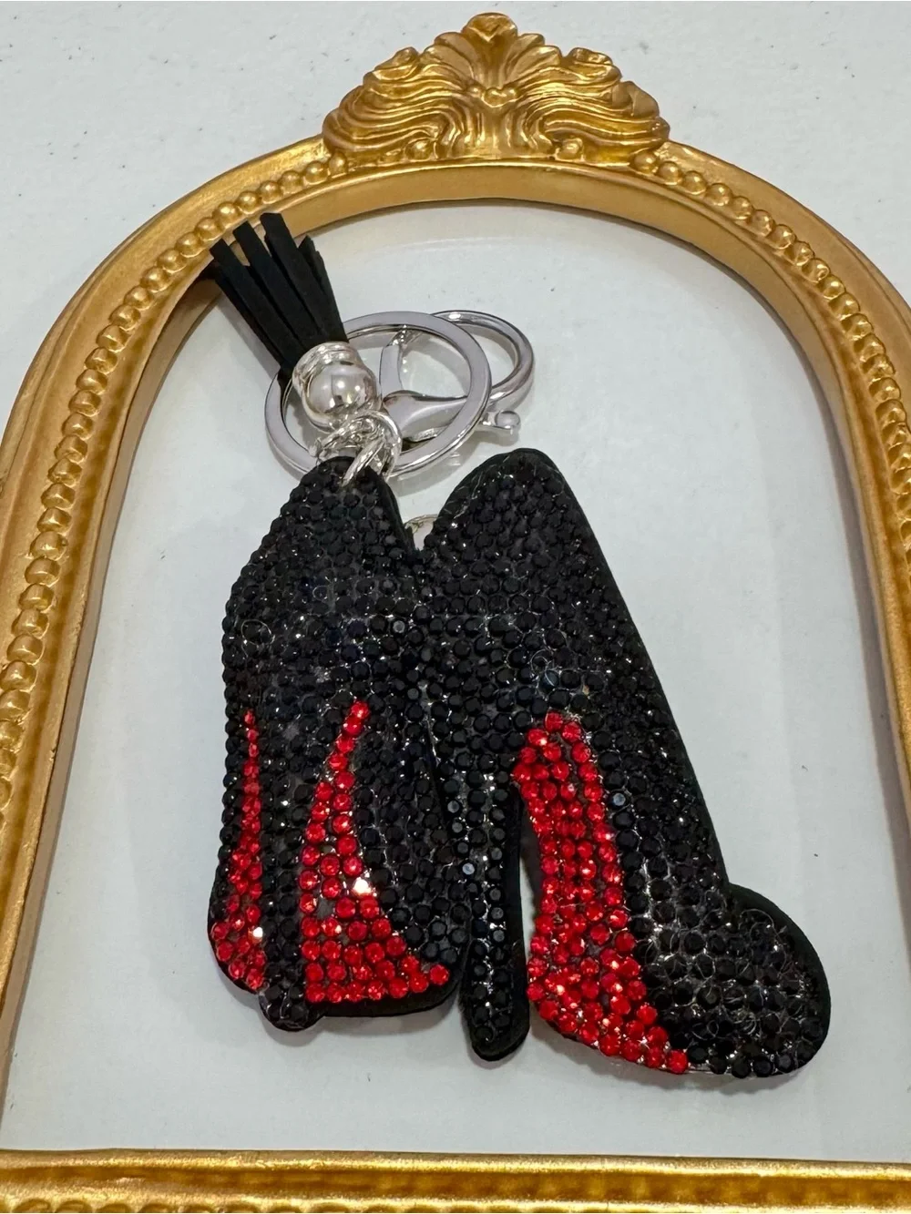 New Glam Crystal High Heel Keychain